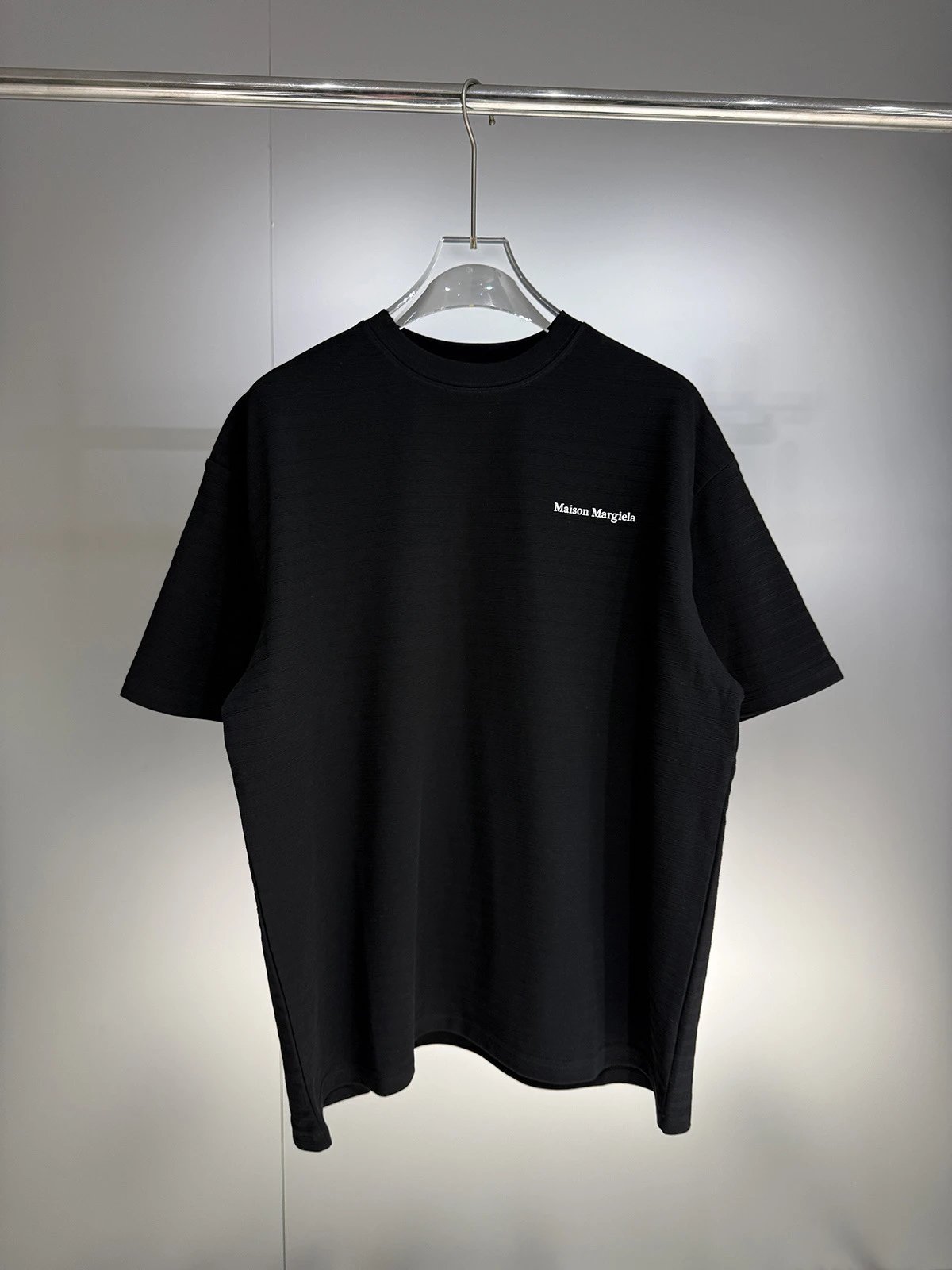 Alexander Wang Wang Logo Embroidered Black T-Shirt - 11