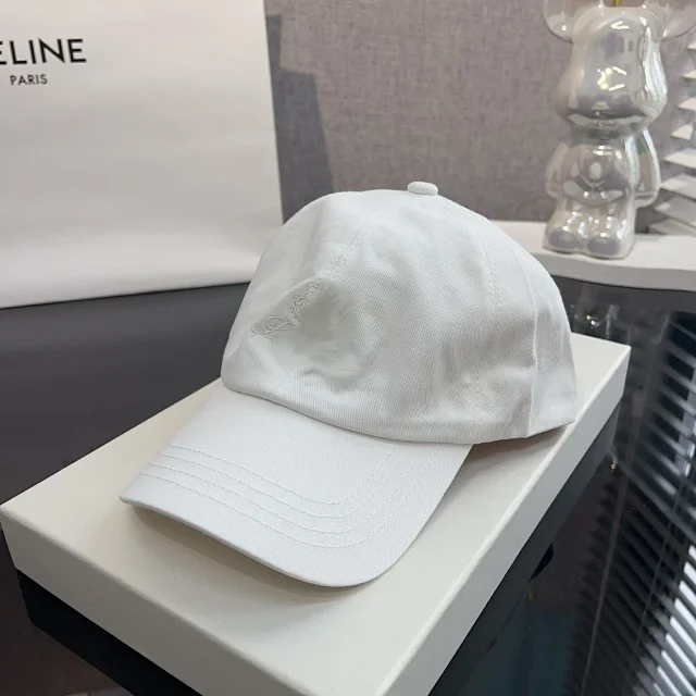 Loro Piana Hats Embroidered Cotton Baseball Cap product detail image 5