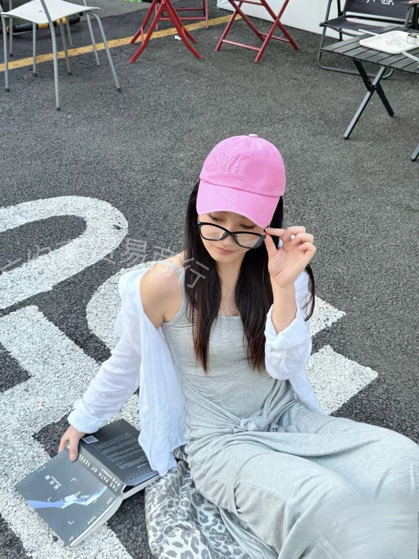 Design Ma Embroidered Baseball Cap Beige Baseball Cap - 6