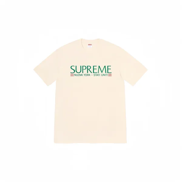 Supreme Nuova York T-Shirt Beige - 1