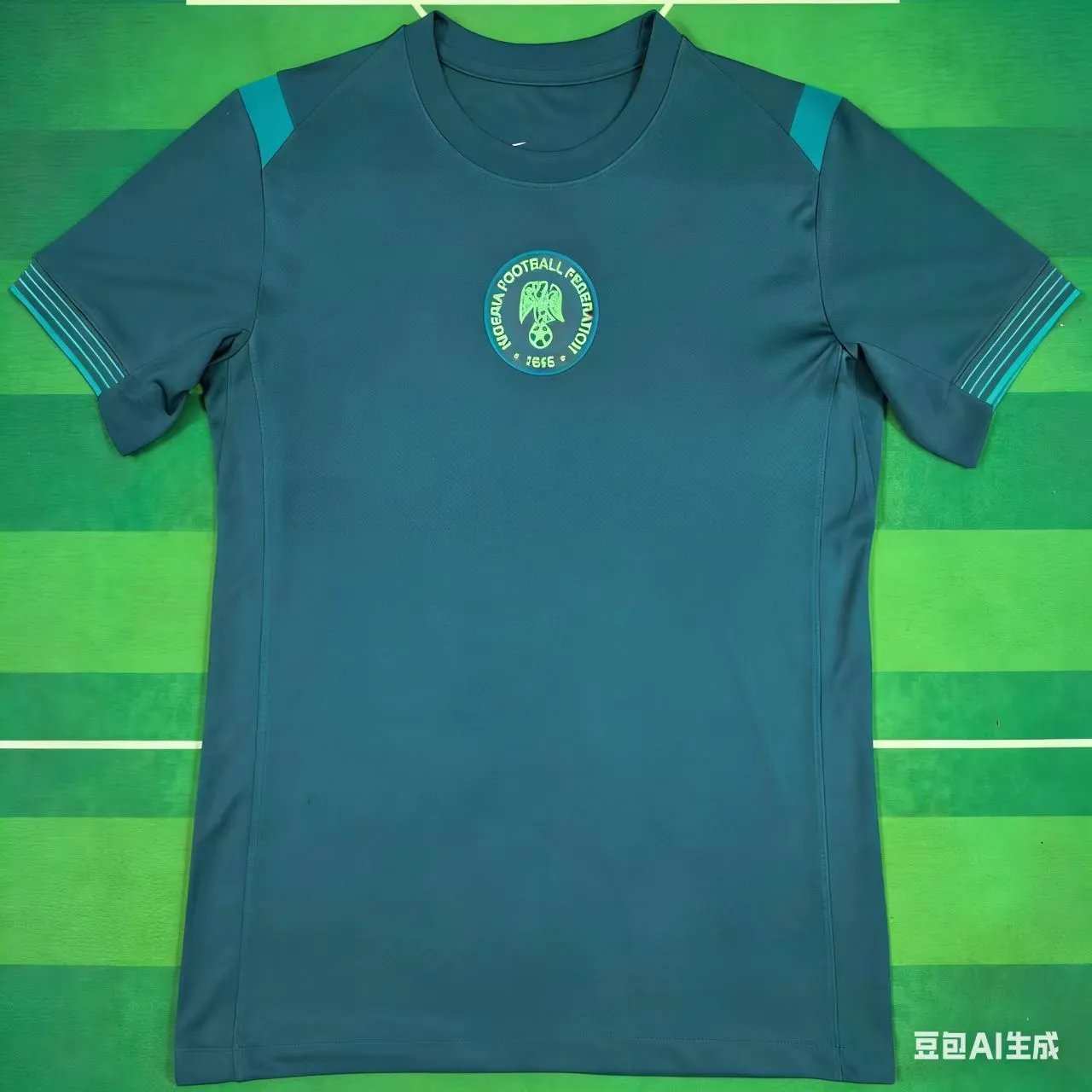 Olympique de Marseille Third Jersey Black and Sky Blue - 17