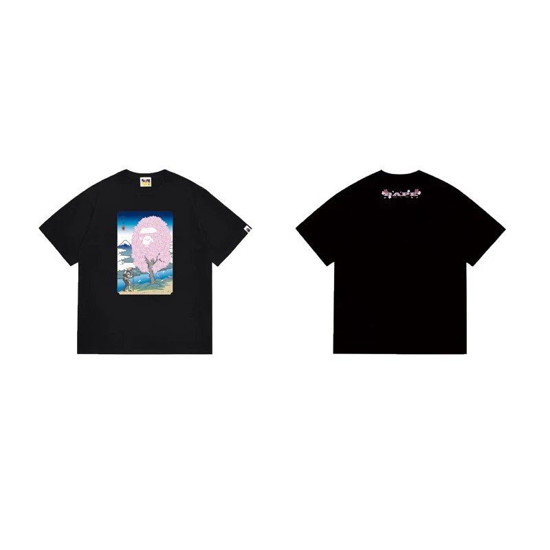 A Bathing Ape 31 Logo Graphic T-Shirt Black - 11