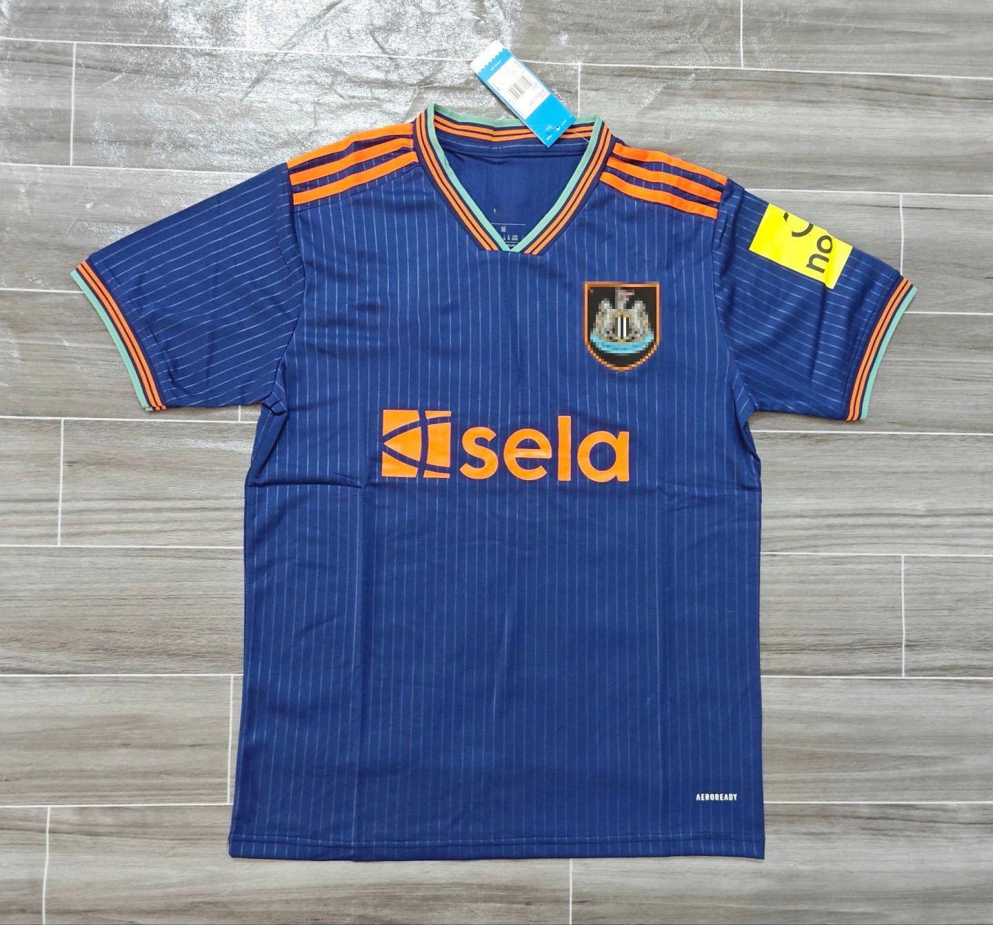 Macron Brighton & Hove Albion FC 2023-24 Away Jersey White and Lavender Stripe Jersey - 14