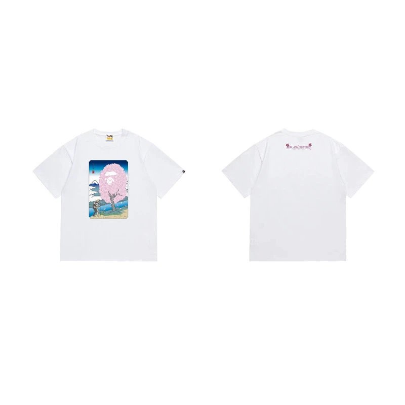 A Bathing Ape 31 Logo Graphic T-Shirt Black - 16