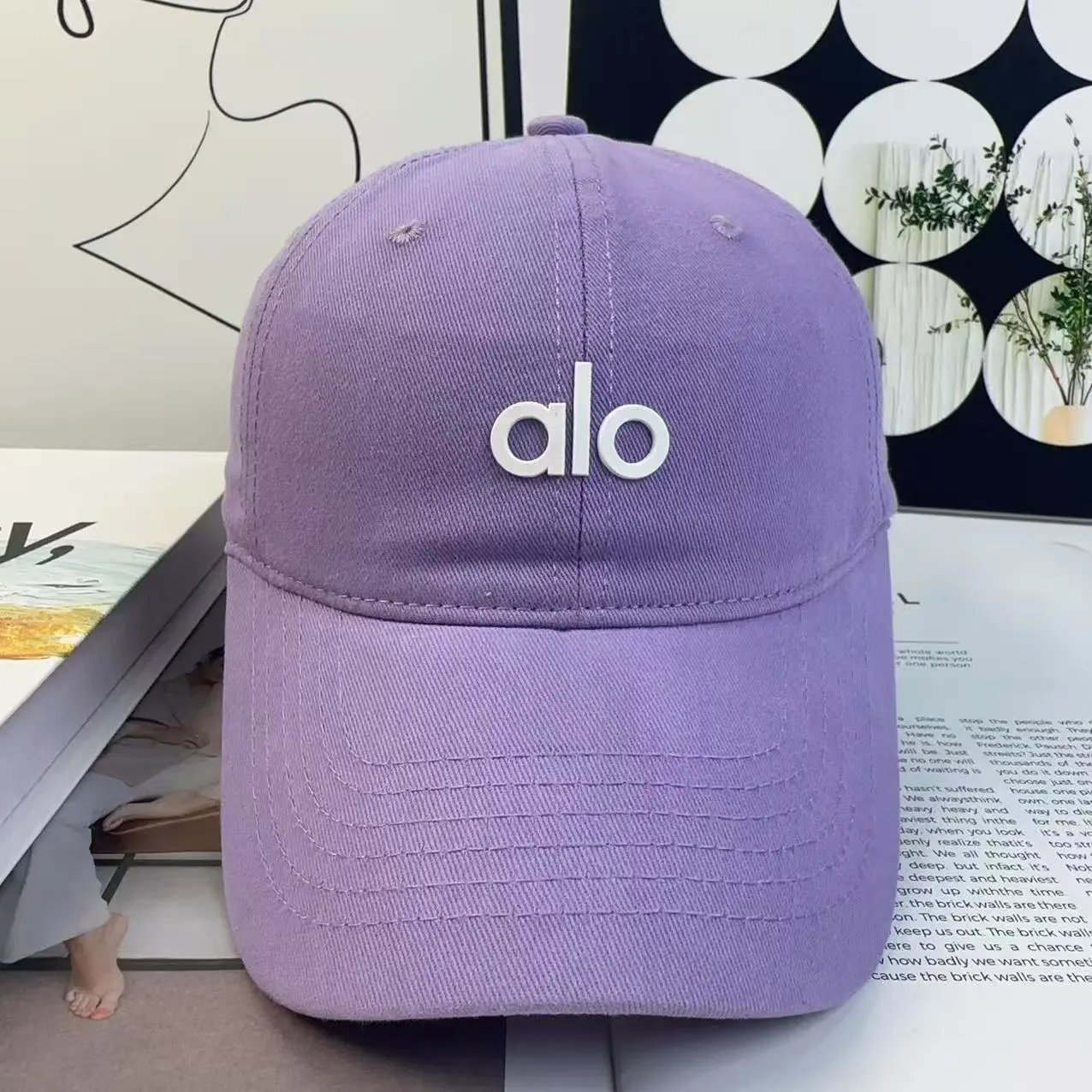 Alo Baseball Cap White - 17