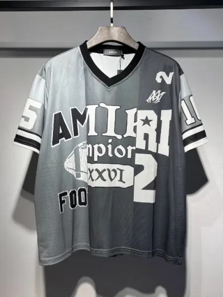 Amiri Champion XXVI Football Jersey Gray - 1