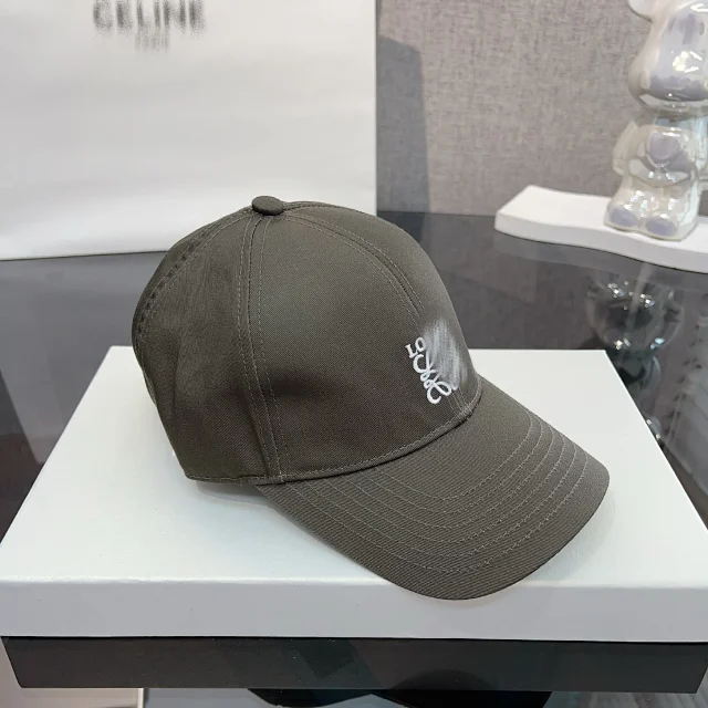 Loewe Hats Embroidered Anagram Baseball Cap product detail image 9