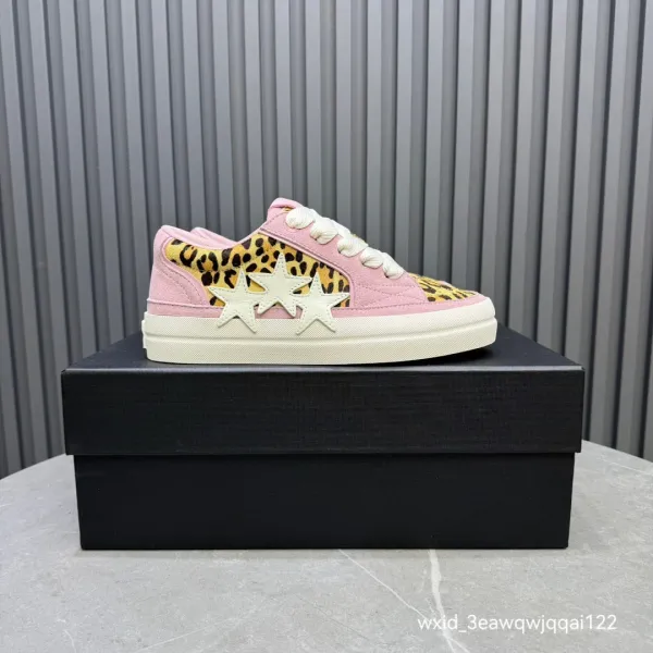 Design Purple and White Panelled Low-Top Sneakers - 3