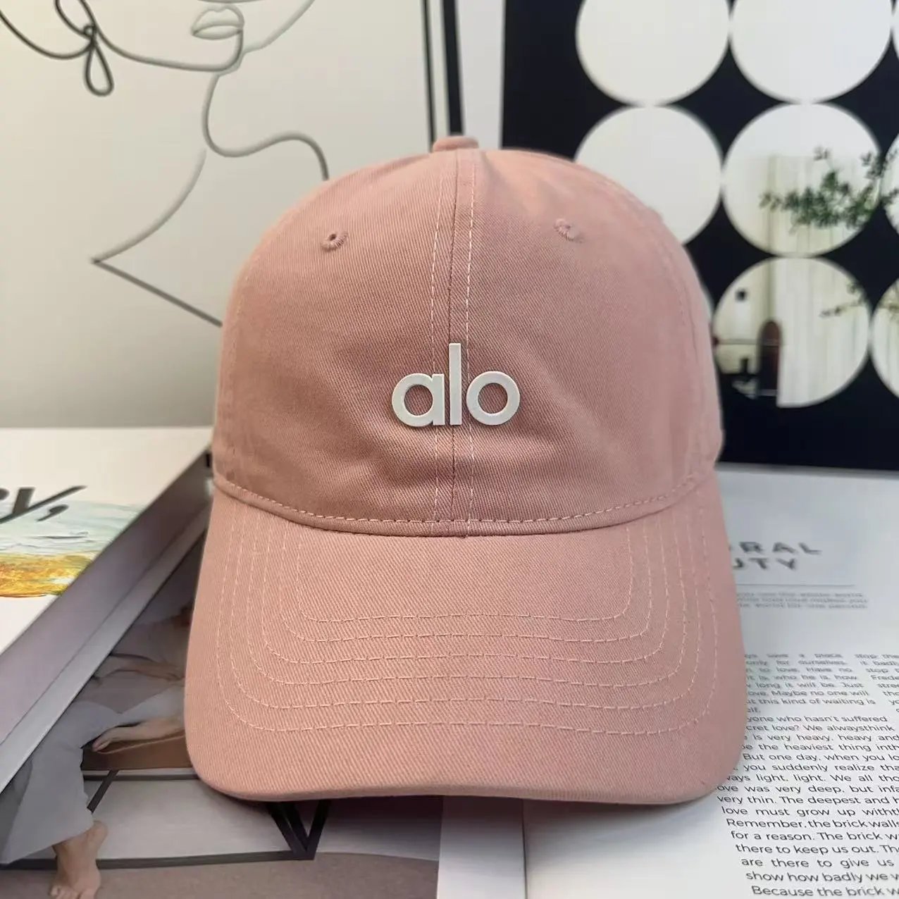 Alo Baseball Cap White - 14