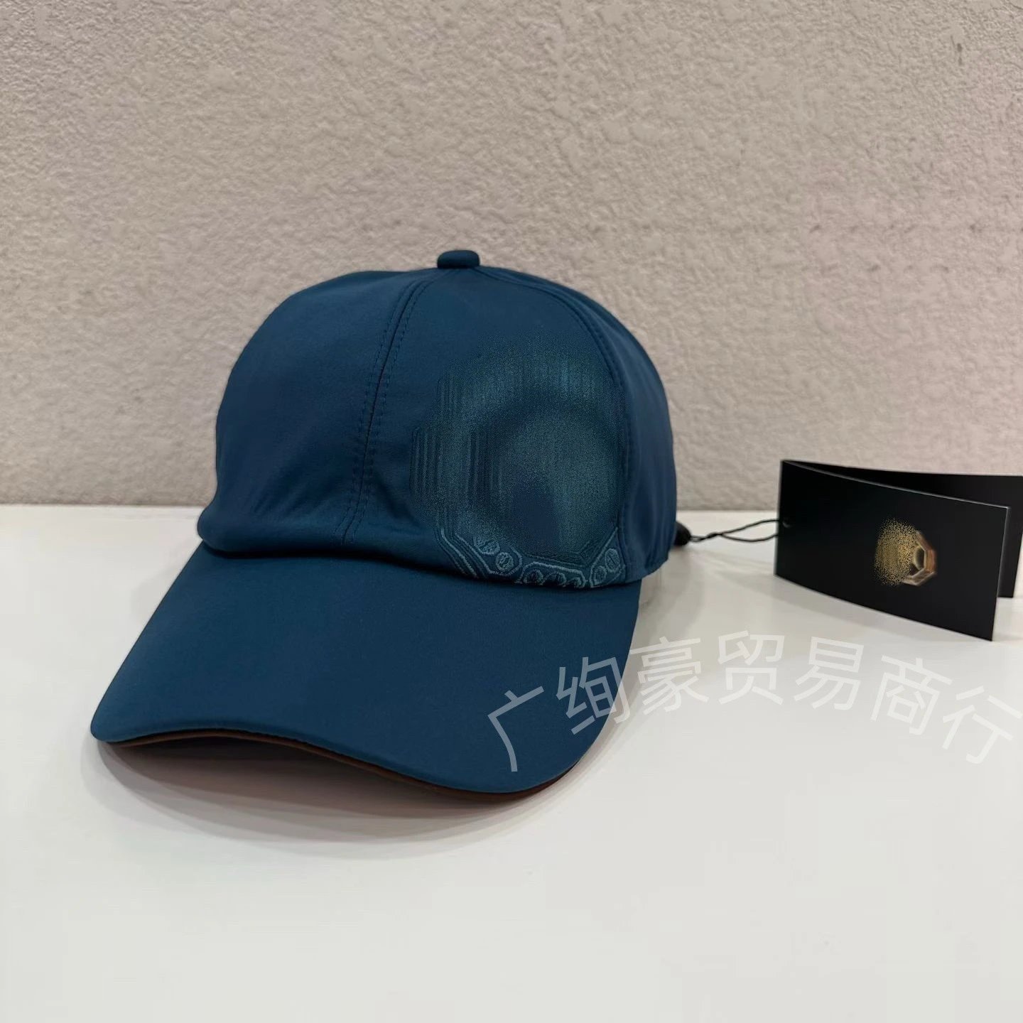 Design Embroidered Skull Baseball Cap Beige Hats - 5