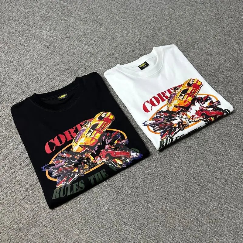 Corteiz Gun Script White T-Shirt - 14