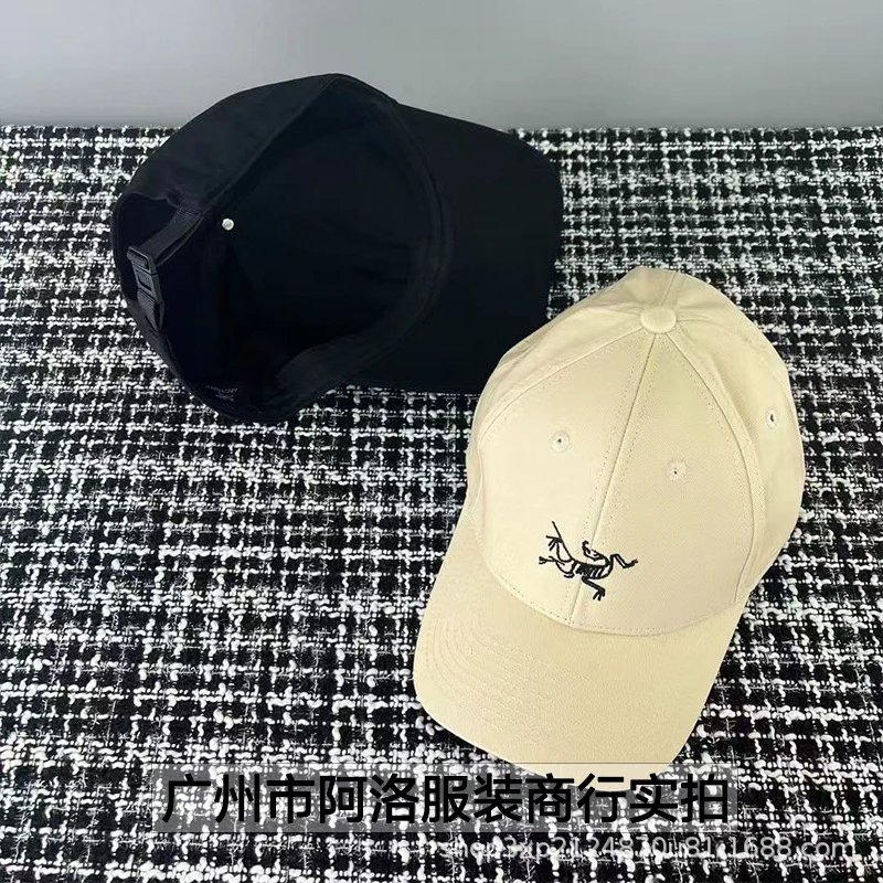 Arc'teryx Logo Embroidered Black Baseball Cap - 7