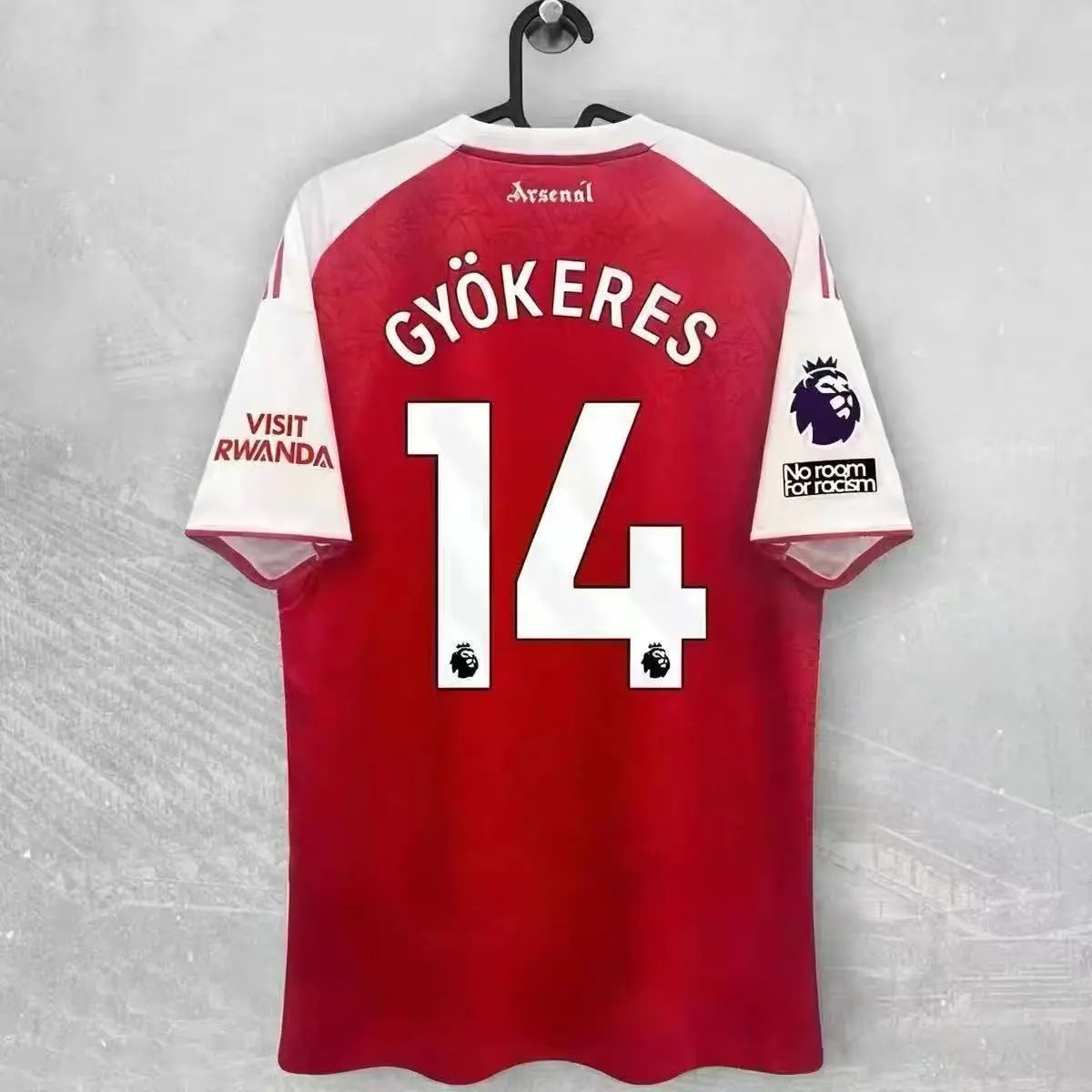 Arsenal FC Saliba #2 Home Jersey Red - 8