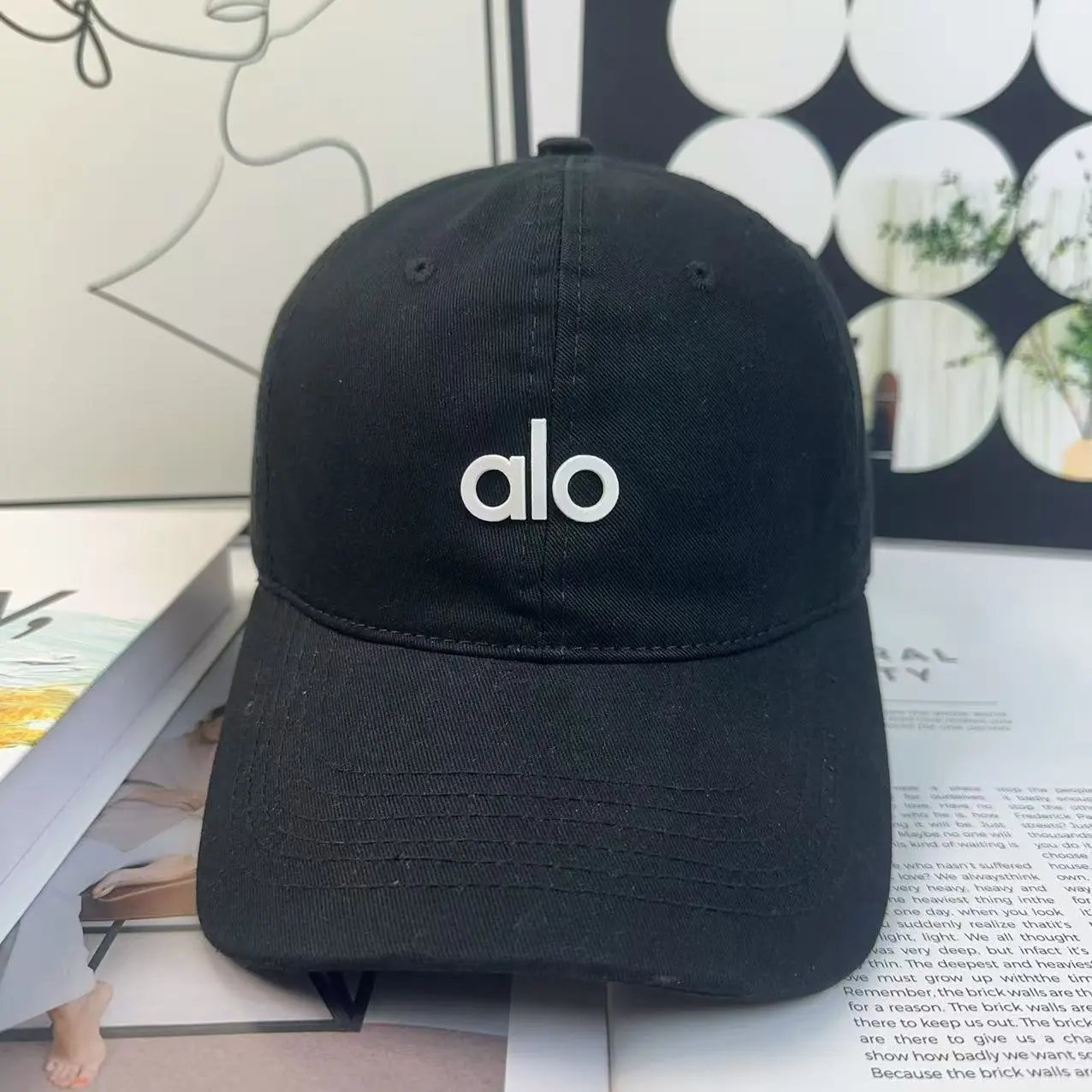 Alo Baseball Cap White - 6
