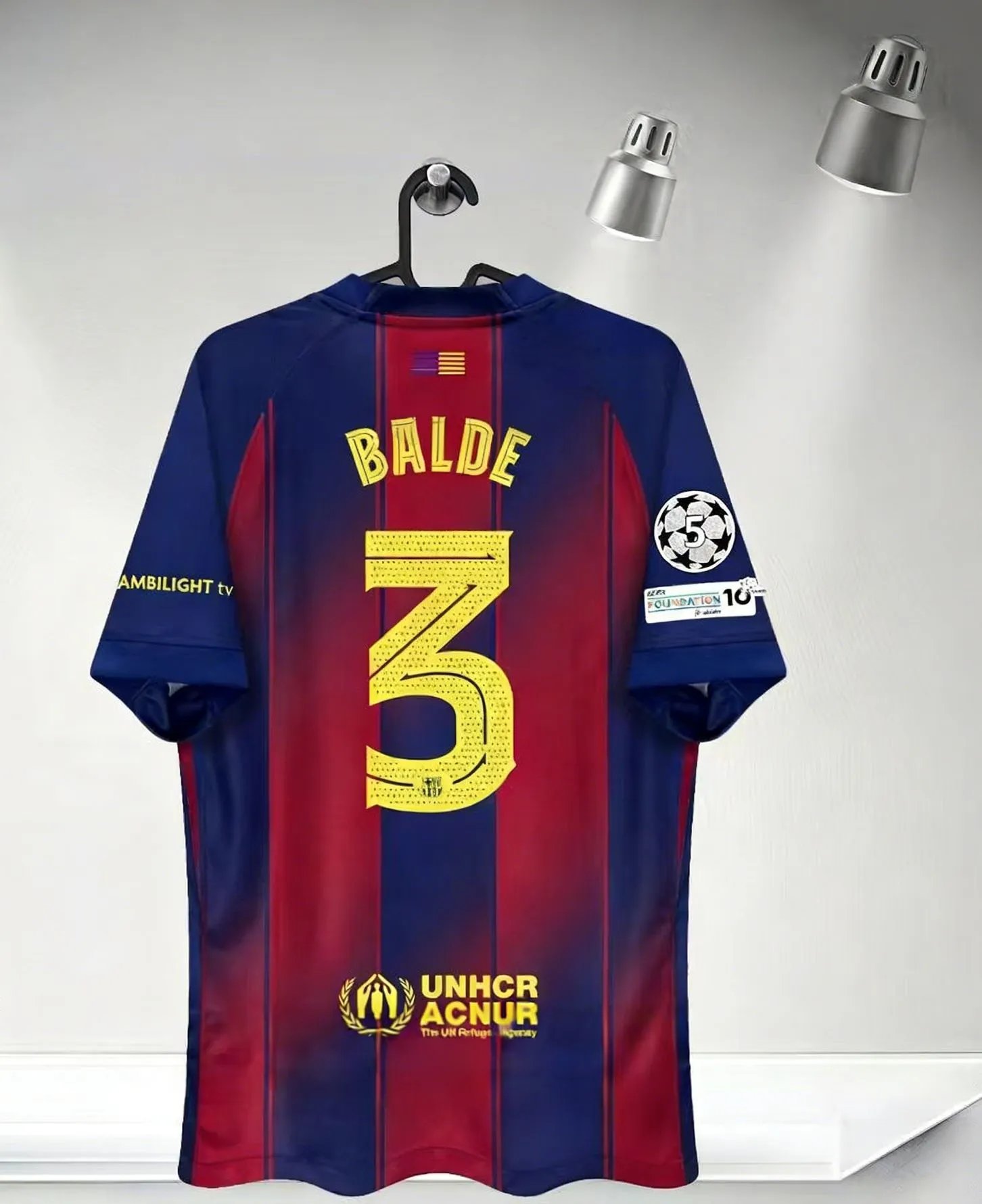 FC Barcelona Gavi #6 Home Jersey Red-Blue Gradient - 7
