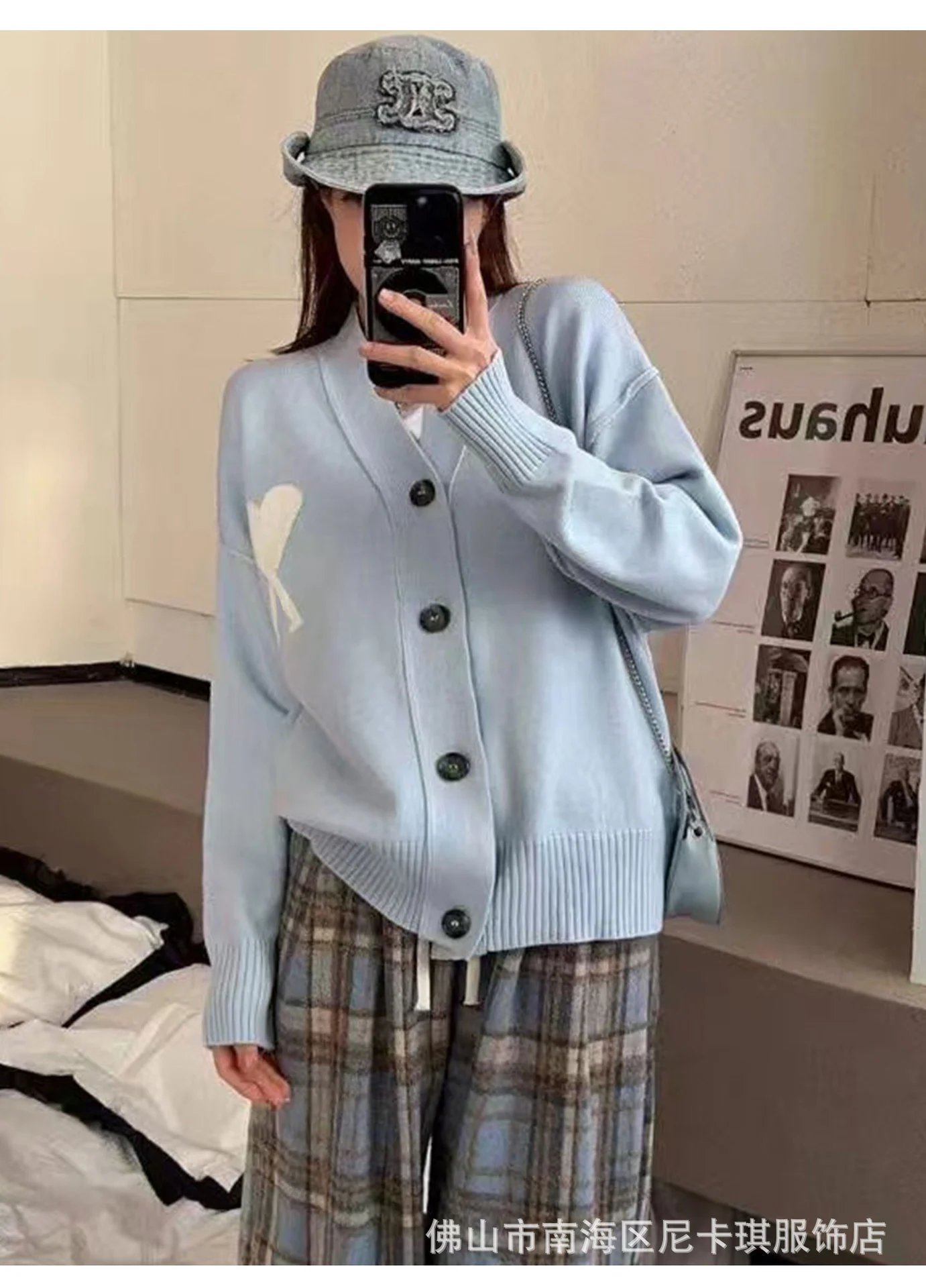 Comme des Garçons Play Heart Logo Black Cardigan Outerwear.cardigan - 16