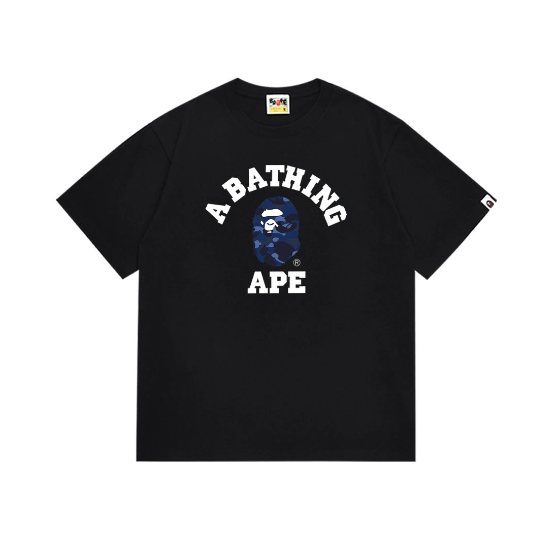 A Bathing Ape Busy Works Circle Logo Black T-Shirt - 3