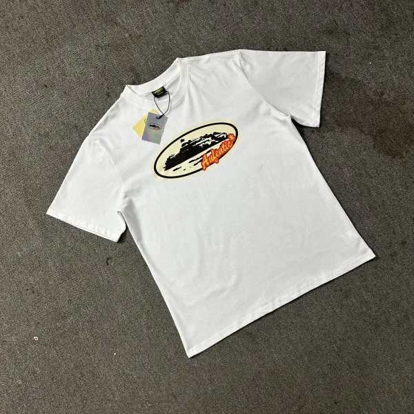 Design Autentic Oval Logo White T-Shirt T-Shirts - 1