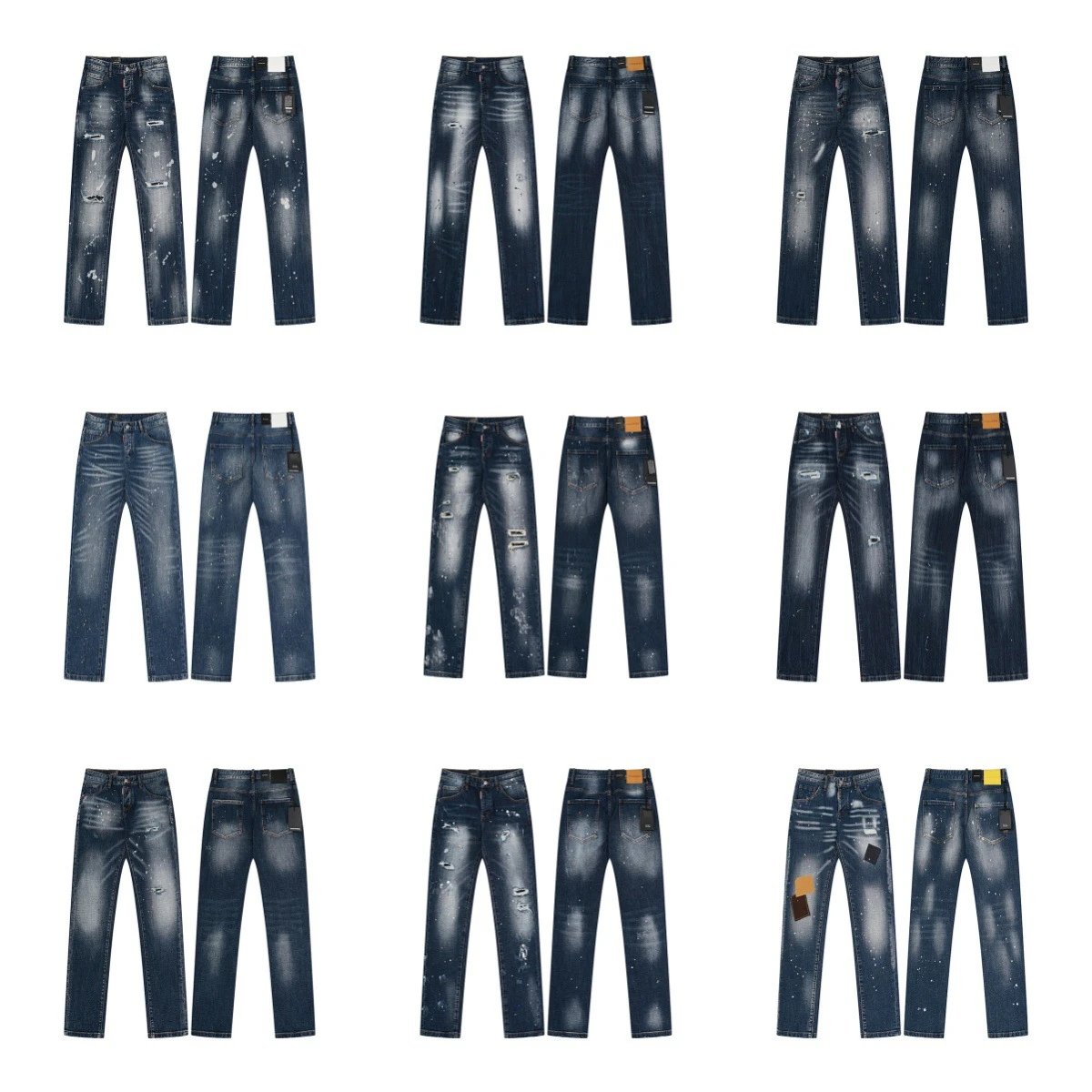 Denim Jeans Blue Rip