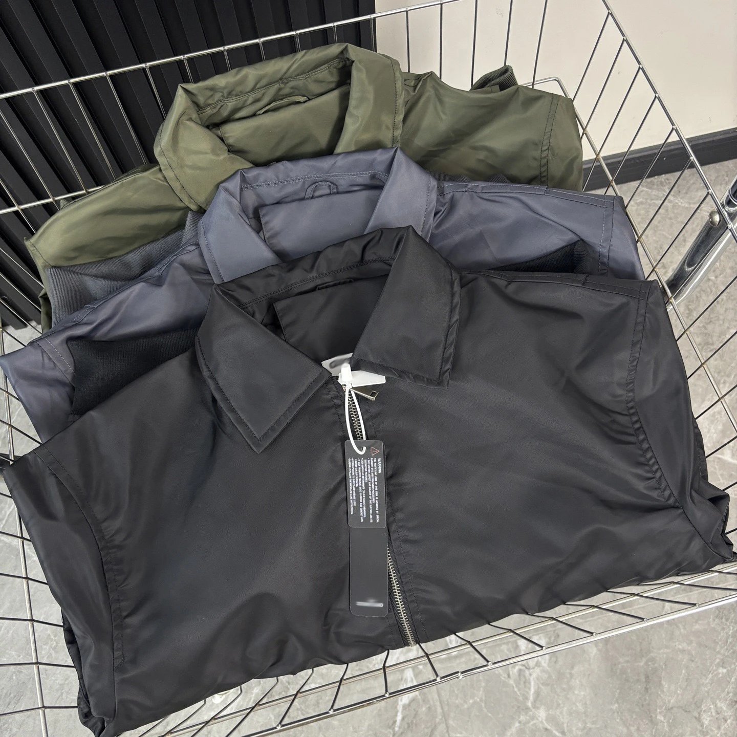 Stone Island Shadow Project MA-1 Bomber Jacket Army Green Jacket Outerwear Jacket - 11