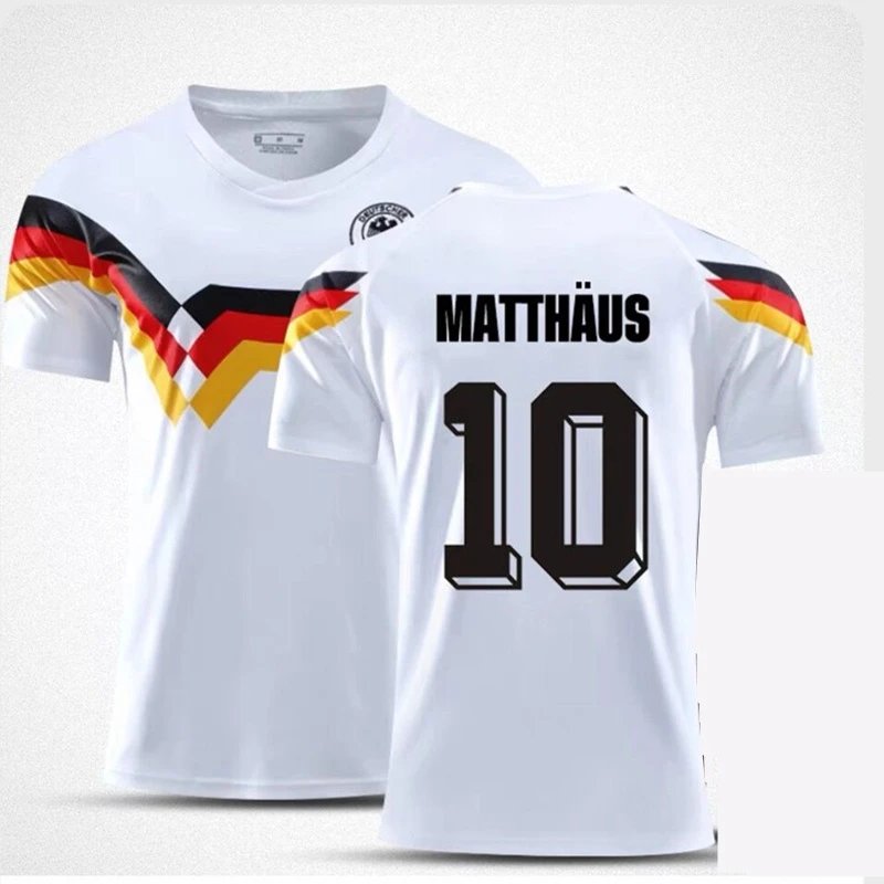 Design Germany National Team Inspired Matthäus #10 White Jersey - 1