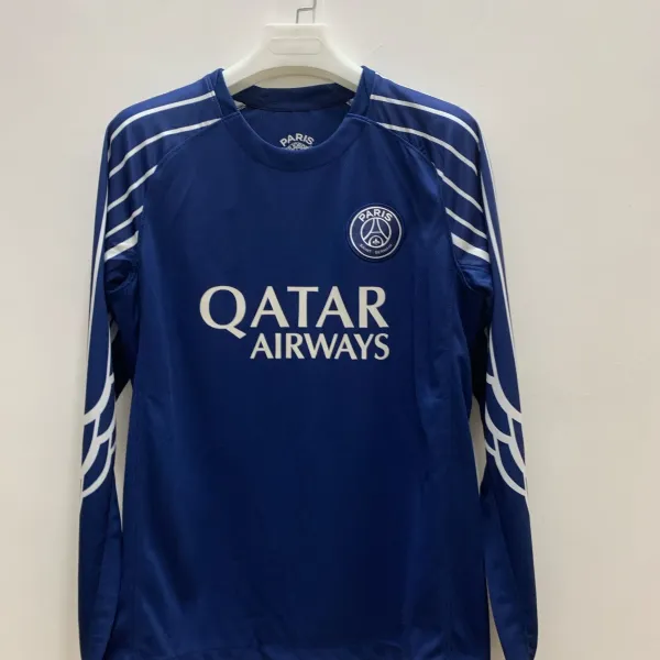 Paris Saint-Germain Training Jersey Navy Blue Long-Sleeve - 1