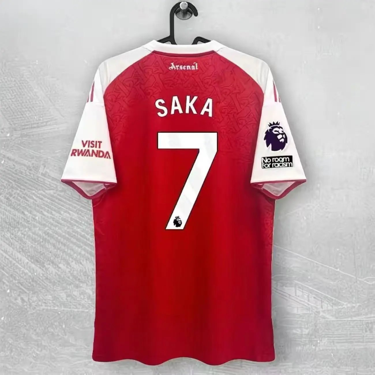 Arsenal FC Saliba #2 Home Jersey Red - 3