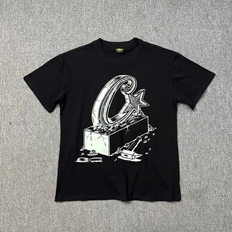 Corteiz Gun Script White T-Shirt - 10