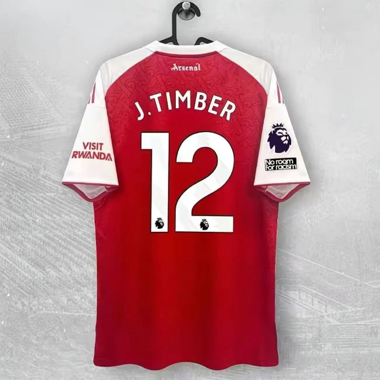 Arsenal FC Saliba #2 Home Jersey Red - 7