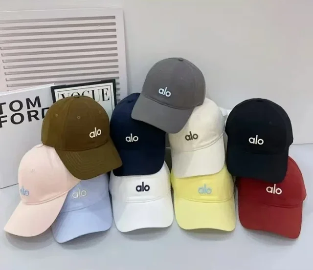 Alo Hats Embroidered Logo Baseball Cap product detail image 11