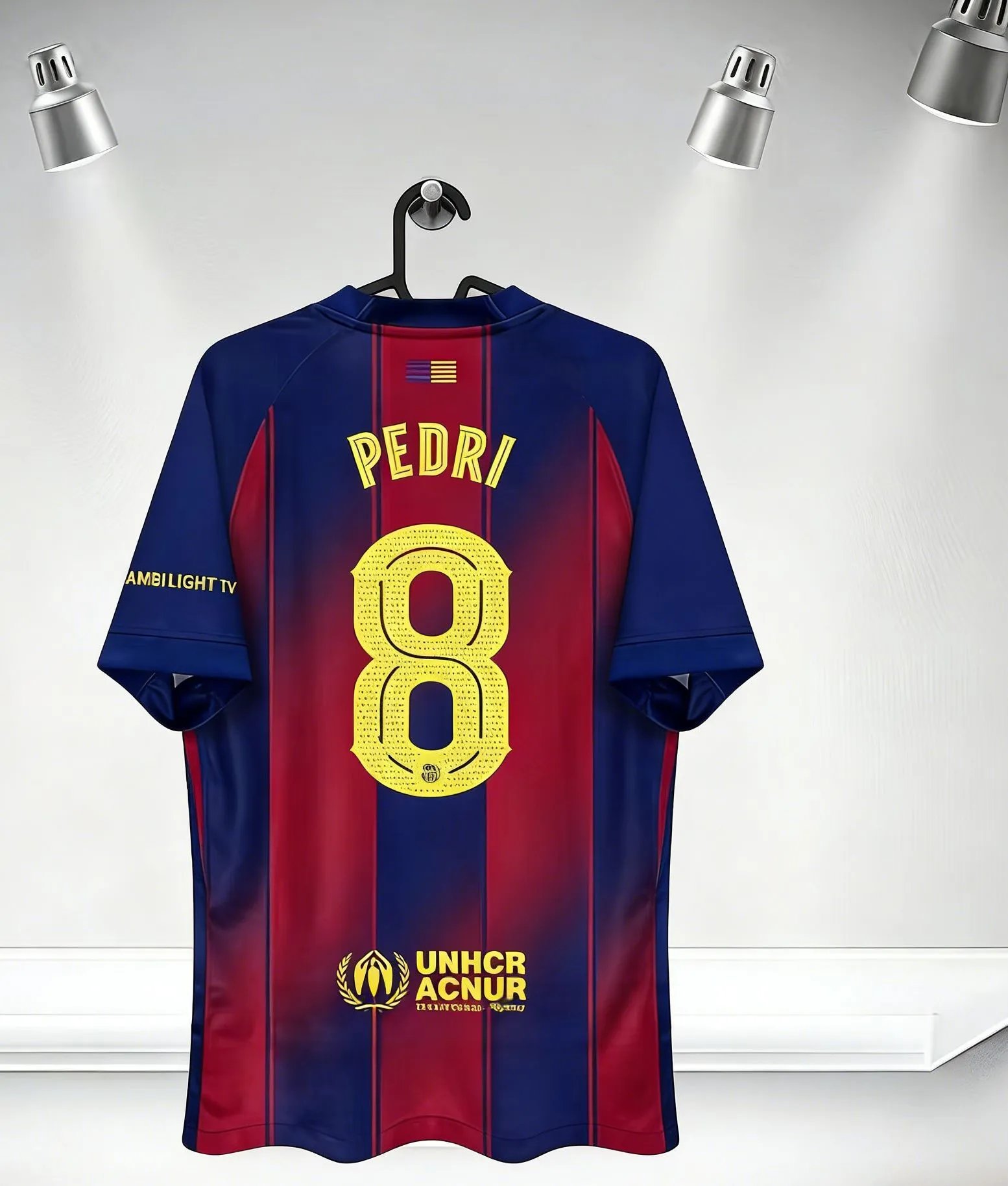 FC Barcelona Gavi #6 Home Jersey Red-Blue Gradient - 2