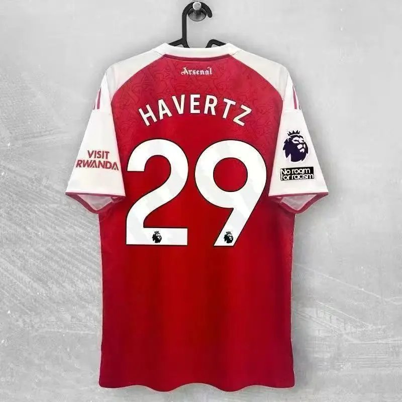 Arsenal FC Saliba #2 Home Jersey Red - 11