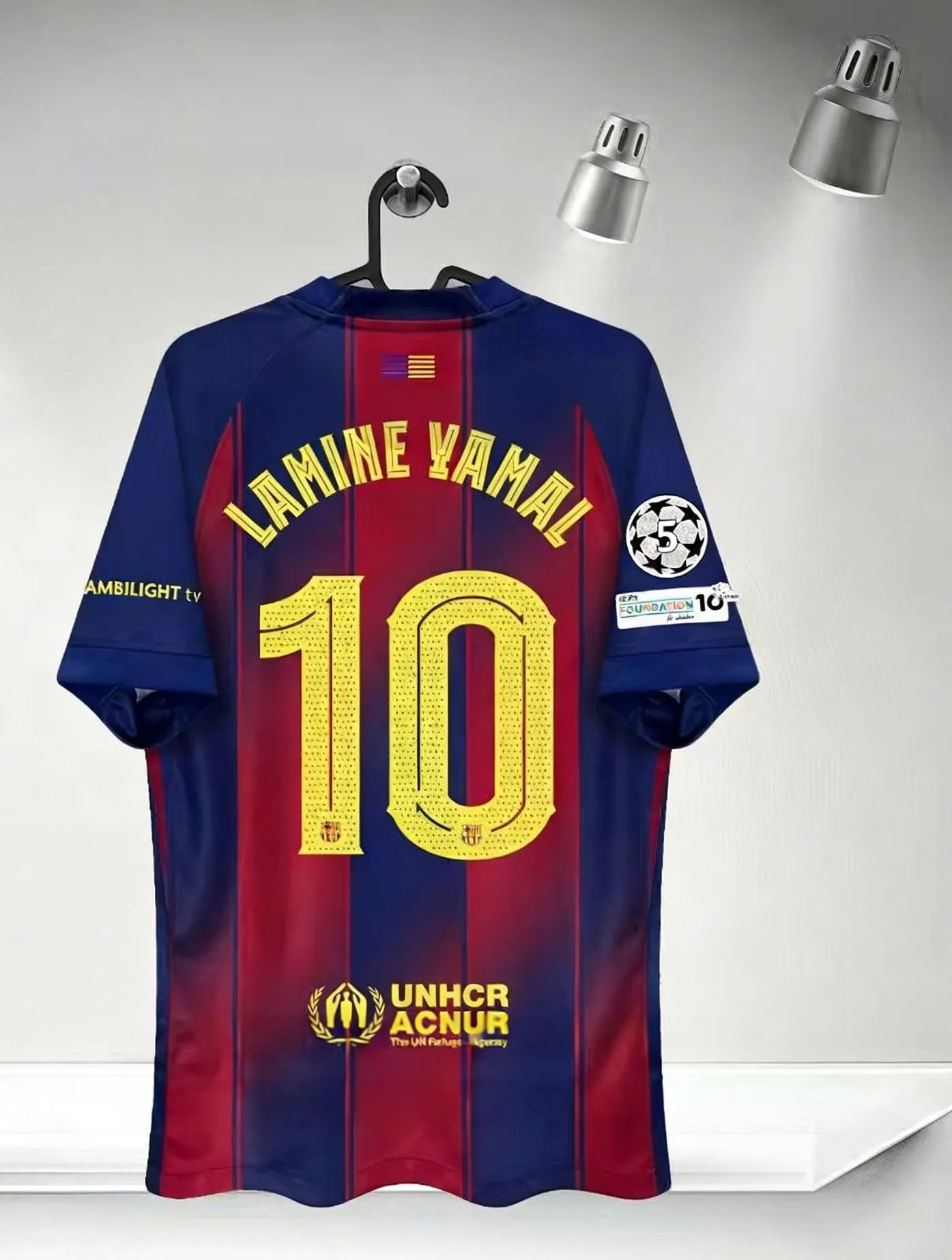 FC Barcelona Gavi #6 Home Jersey Red-Blue Gradient - 4