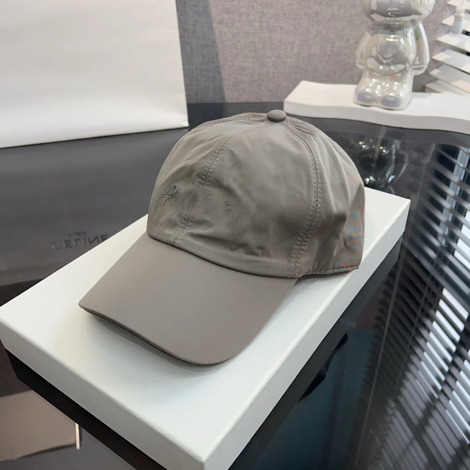 Celine White Logo-Embroidered Baseball Cap - 10