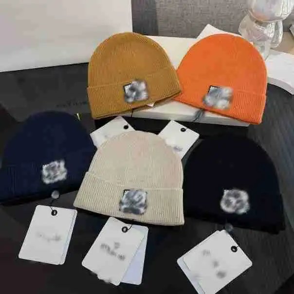 Celine Knit Beanie with Fur Patch Black - 2