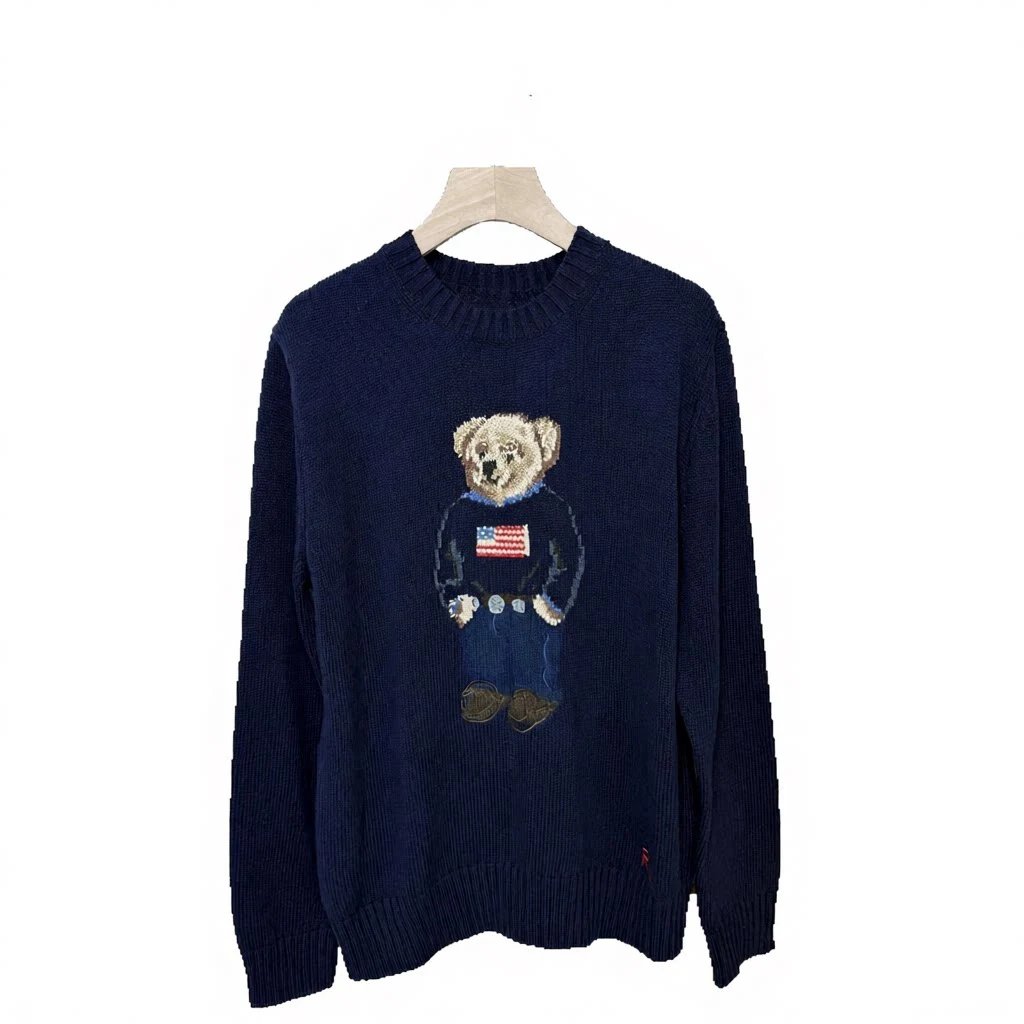Polo Bear Knit Navy 