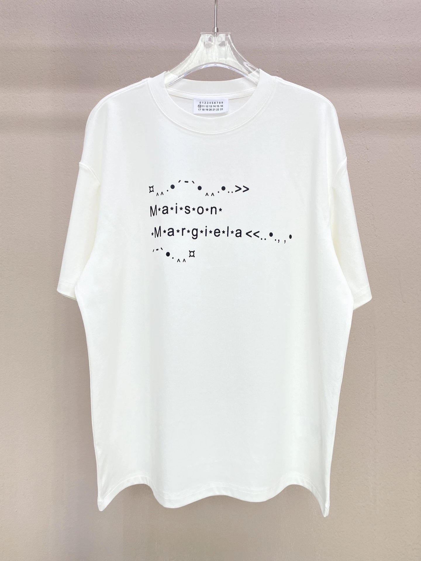 Maison Margiela Tabi Print White T-Shirt - 20