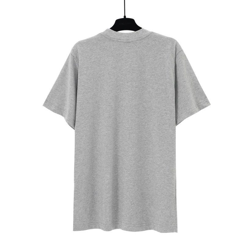 Palm Angels Logo Embroidered White T-Shirt - 45