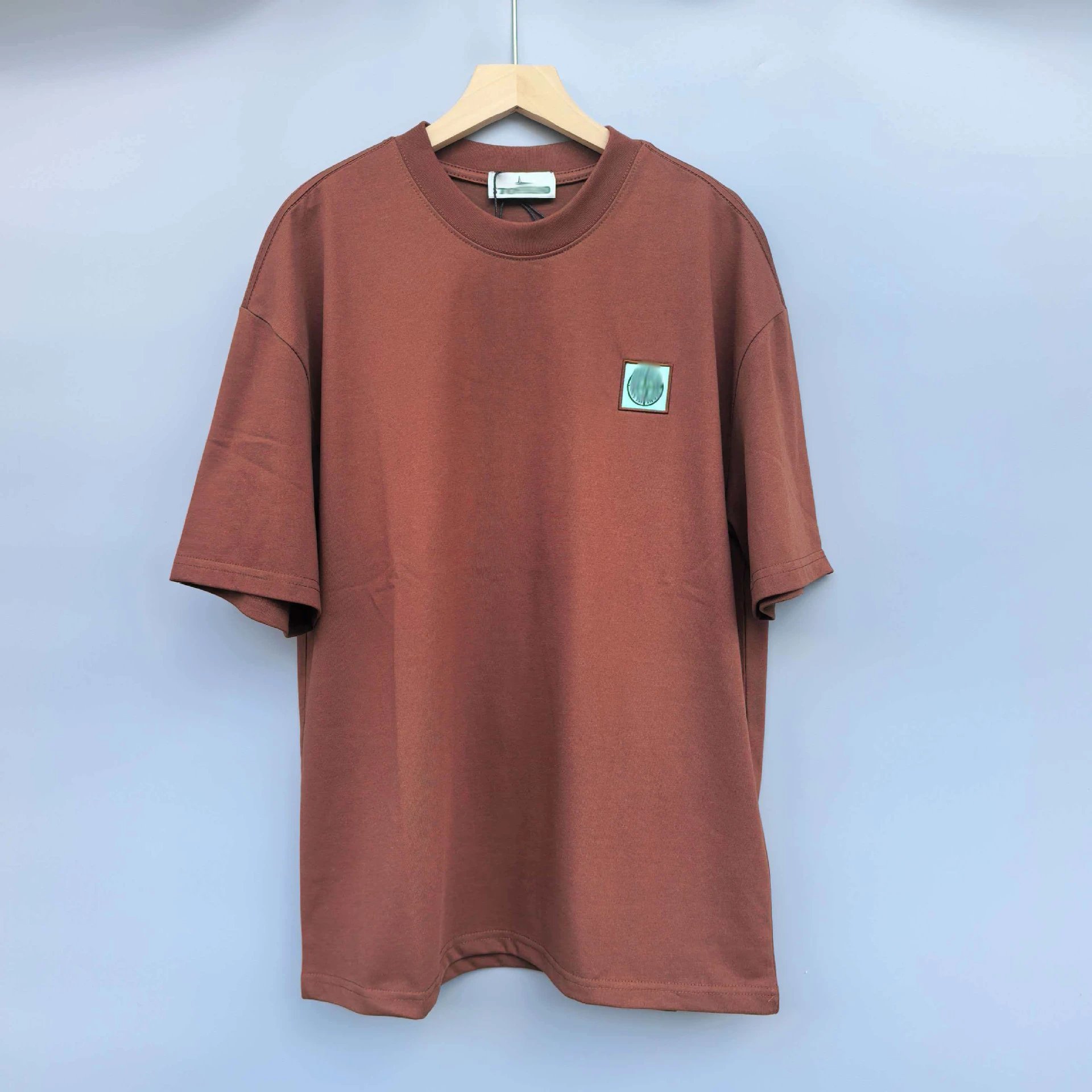 Design Minimalist Patch T-Shirt Dusty Pink T-Shirt - 8