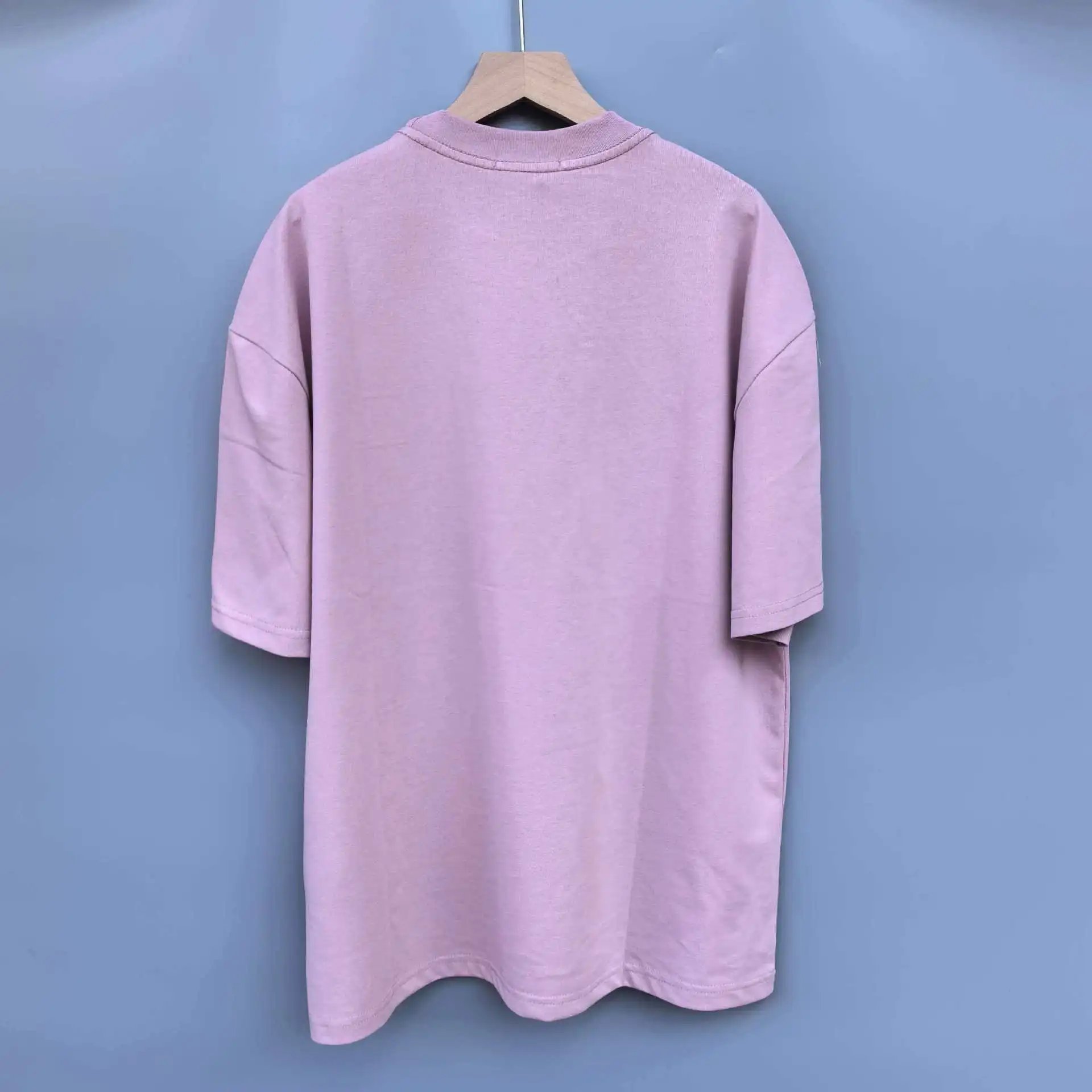 Design Minimalist Patch T-Shirt Dusty Pink T-Shirt - 24