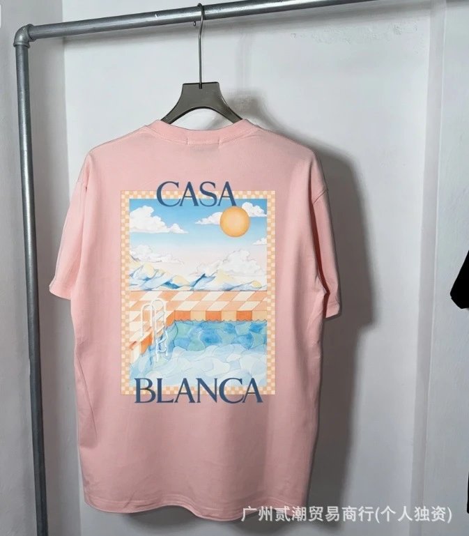 Casa x BLANCA Graphic Print White T-Shirt - 9