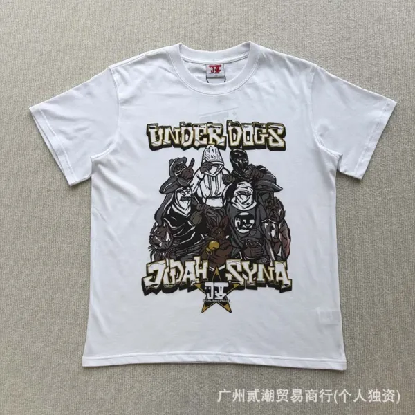 SYNA Under Dogs Graphic Print White T-Shirt - 1