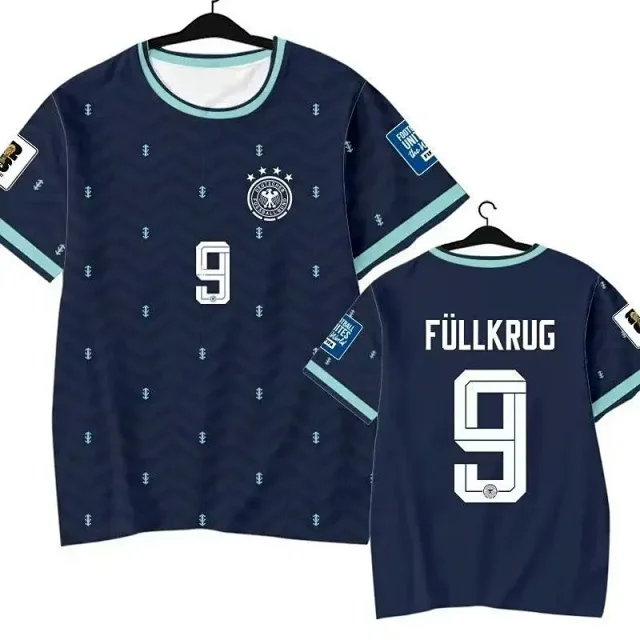 German Football Association Jerseys Germany Home Jersey with Player Name and Number product detail image 6