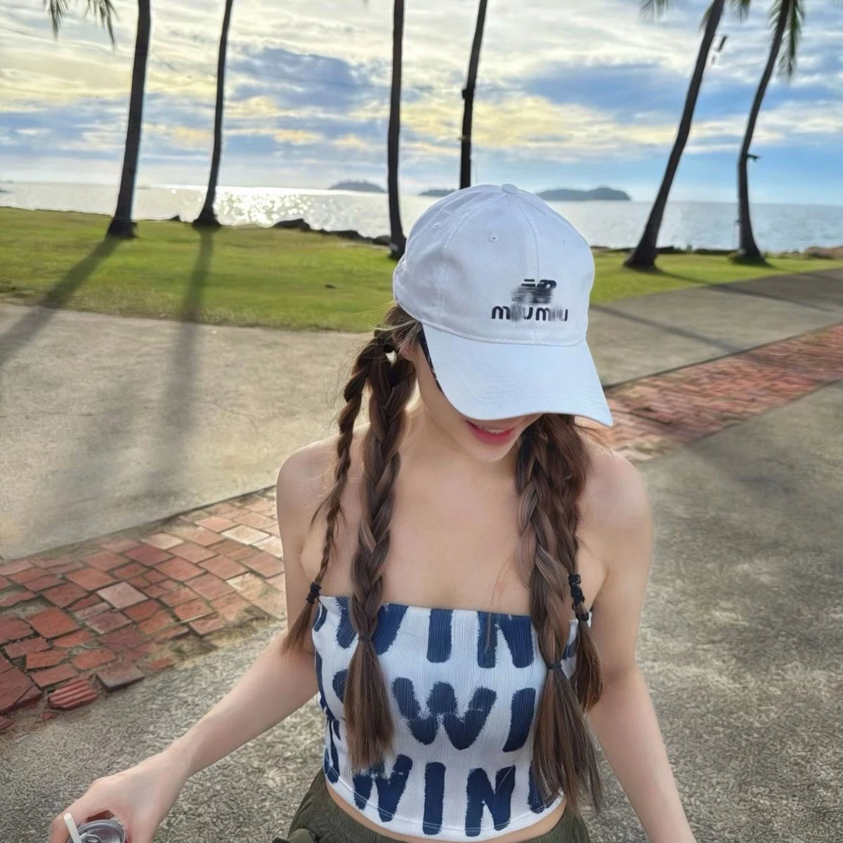 Miu Miu White Logo B
