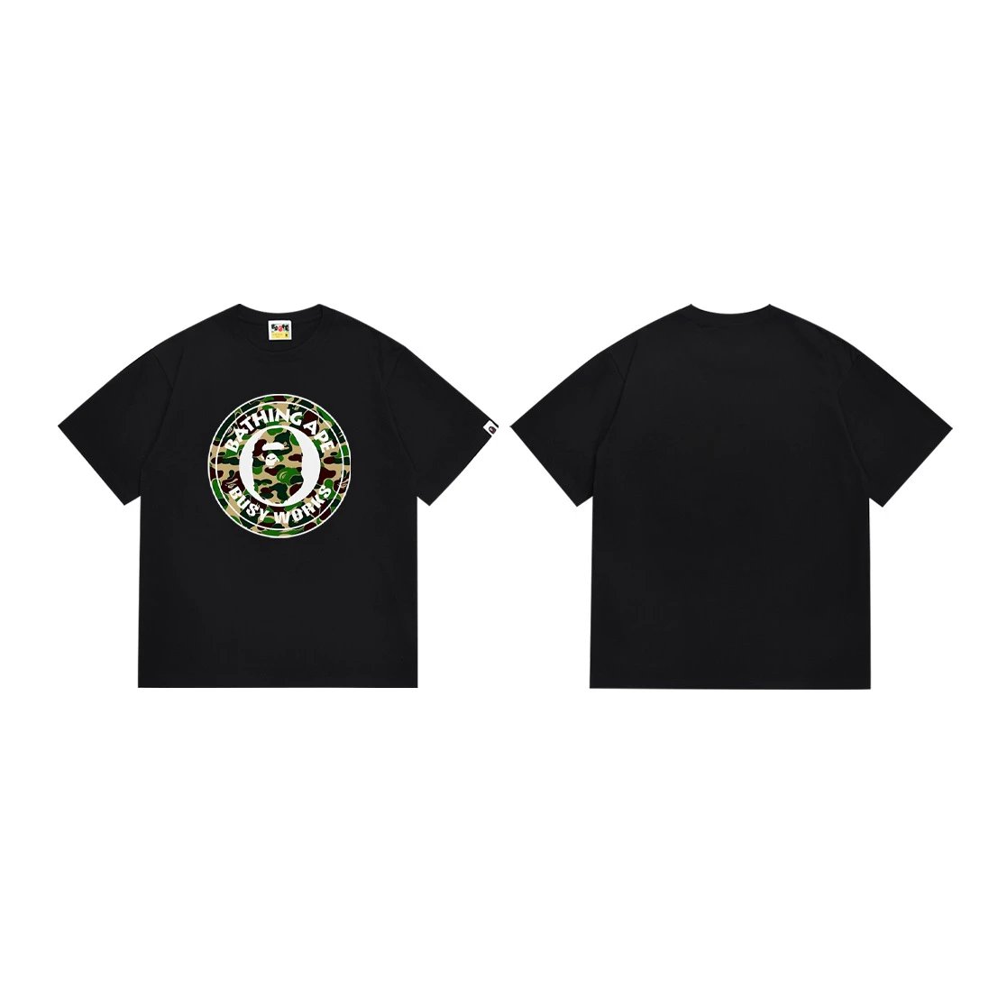 A Bathing Ape Pixel Camo Ape Head White T-Shirt - 16