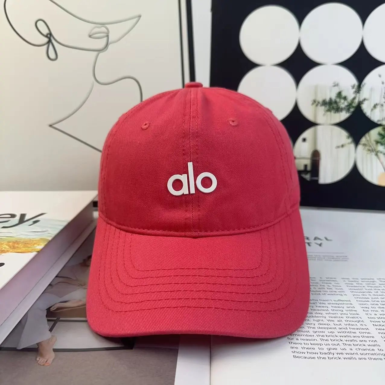 Alo Baseball Cap White - 13