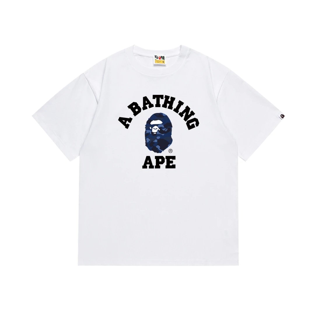 A Bathing Ape Busy Works Circle Logo Black T-Shirt - 10