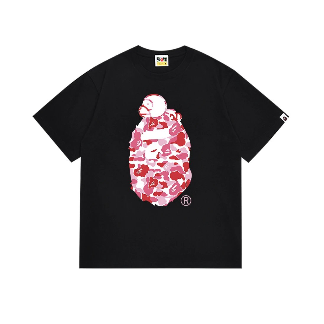 A Bathing Ape Busy Works Circle Logo Black T-Shirt - 15