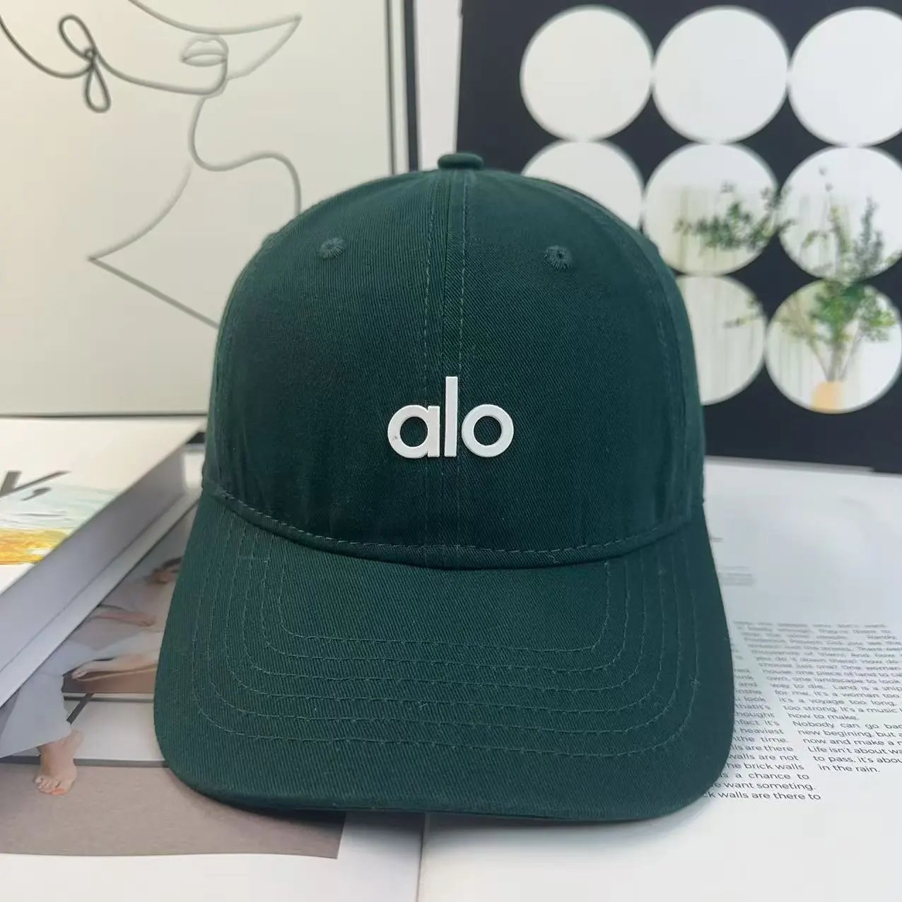 Alo Baseball Cap White - 11