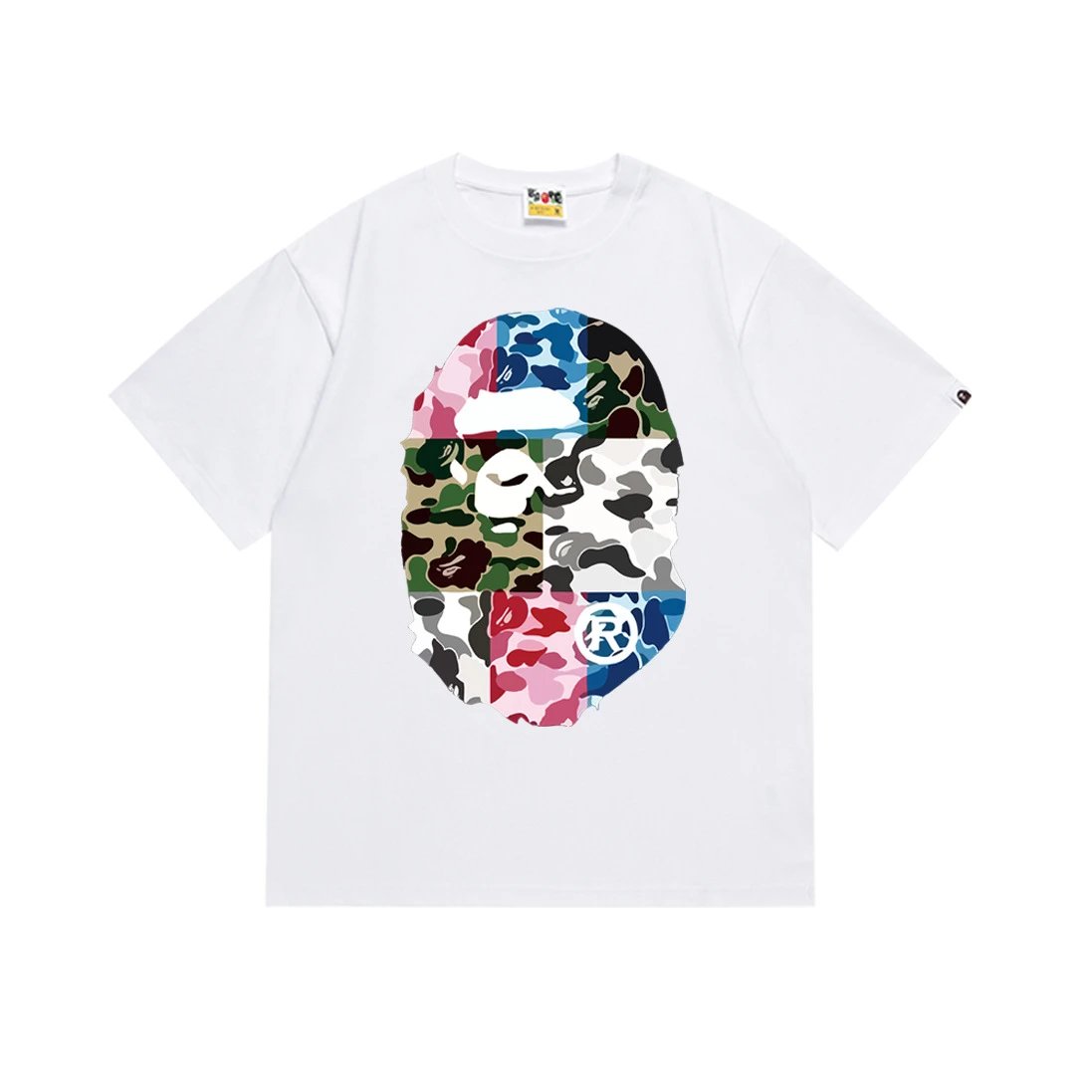 A Bathing Ape Busy Works Circle Logo Black T-Shirt - 20
